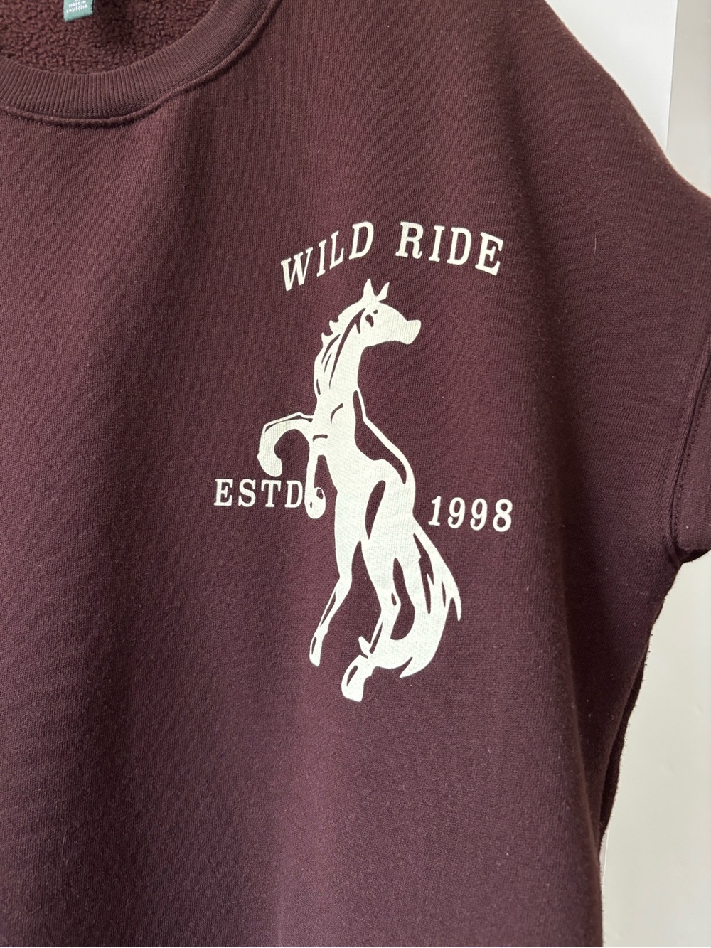 wild fable VERY Oversized Western Crewneck Sweatshirt - Picture 2 of 3